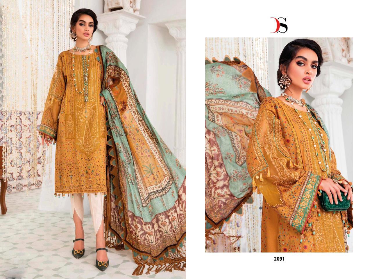 Mariab Voyage lawn Deepsy Suits Wholesale Pakistani Salwar Suits Catalog